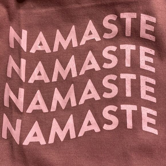 Namaste Dusty Rose Pink Dog Shirt NWT - Picture 8 of 8